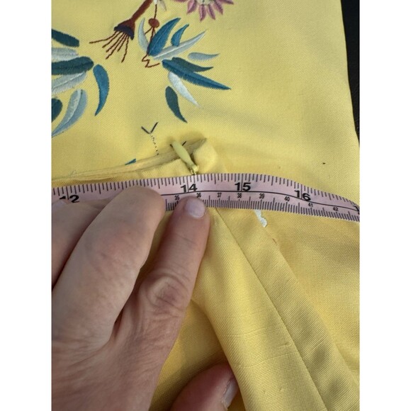 Carlisle Collection Designer Skirt Sz 8 Silk Embroidered Tapestry Multicolor - Picture 11 of 12